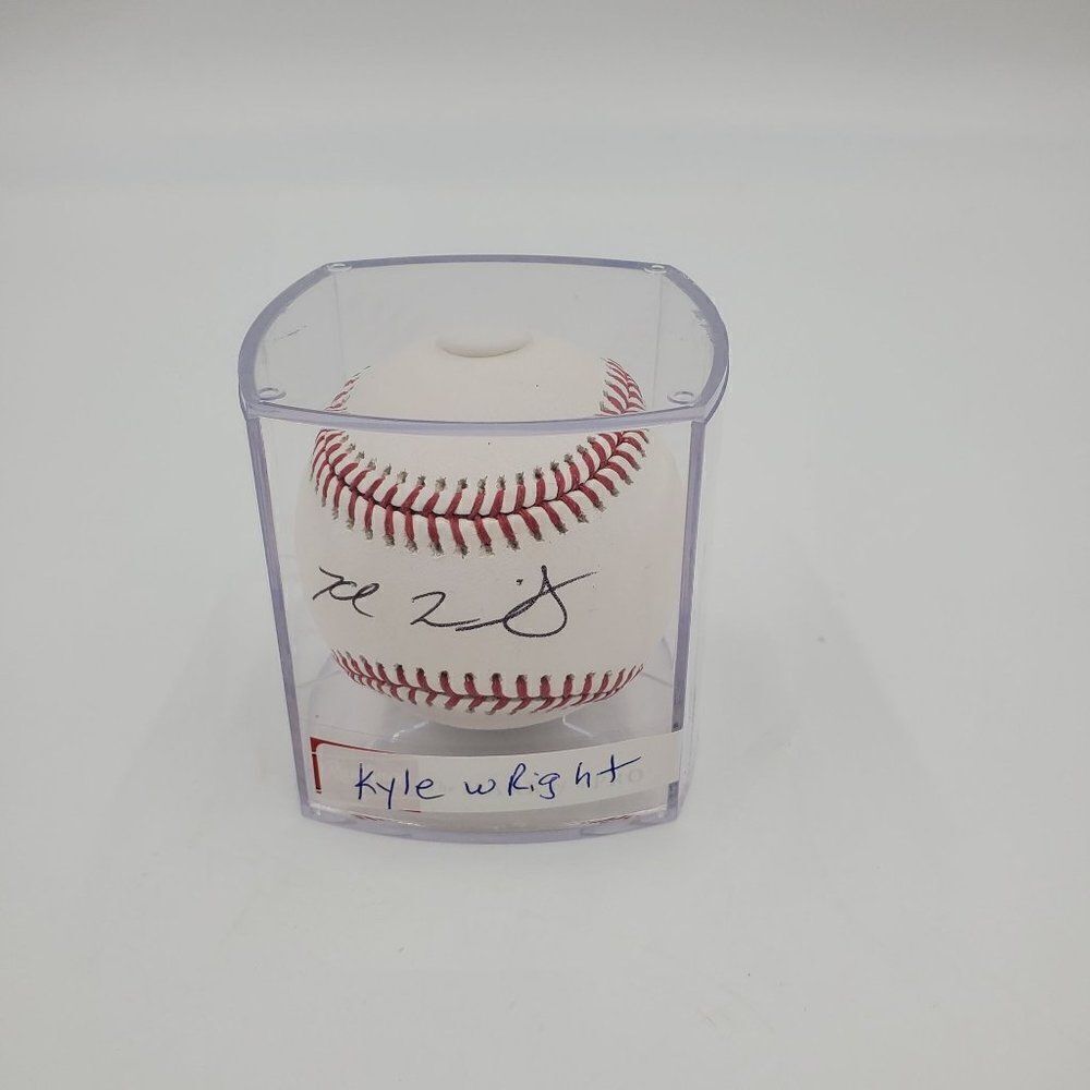 Kyle Wright Signed Baseball Rawlings OML Atlanta Braves JSA COA - Picture 11 of 11
